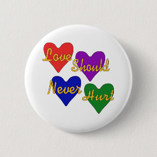 Badge Rond 5 Cm Conscience de violence familiale