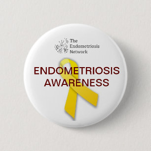 Badge Rond 5 Cm Conscience d'endométriose