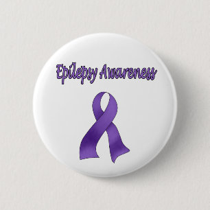Badge Rond 5 Cm Conscience d'ÉPILEPSIE
