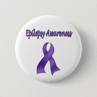 Badge Rond 5 Cm Conscience d'ÉPILEPSIE