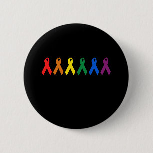 BADGE ROND 5 CM CONSCIENCE D'HIV/CONSCIENCE DE SIDA