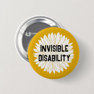 Badge Rond 5 Cm conscience du handicap invisible