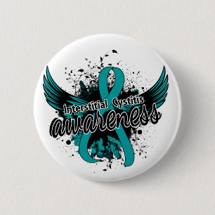 Badge Rond 5 Cm Conscience interstitielle 16 de cystite