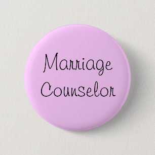 Badge Rond 5 Cm "Conseiller matrimonial" Pin