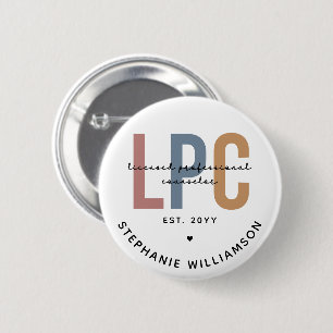 Badge Rond 5 Cm Conseiller professionnel autorisé LPC personnalisé