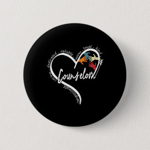 Badge Rond 5 Cm Conseiller Tee - shirt Graphique Tops Retour À L'É