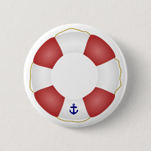 Badge Rond 5 Cm Conservateur de vie nautique