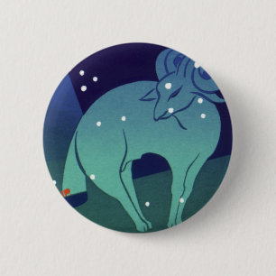 Badge Rond 5 Cm Constellation du Bélier, Astrologie du Zodiaque Vi