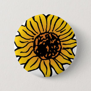 Badge Rond 5 Cm Conte de fées vintage du Magicien d'Oz Tournesol e