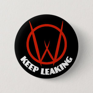 Badge Rond 5 Cm Continuez la fuite