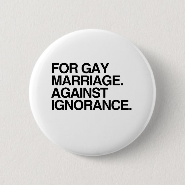 BADGE ROND 5 CM CONTRE L'IGNORANCE (Devant)