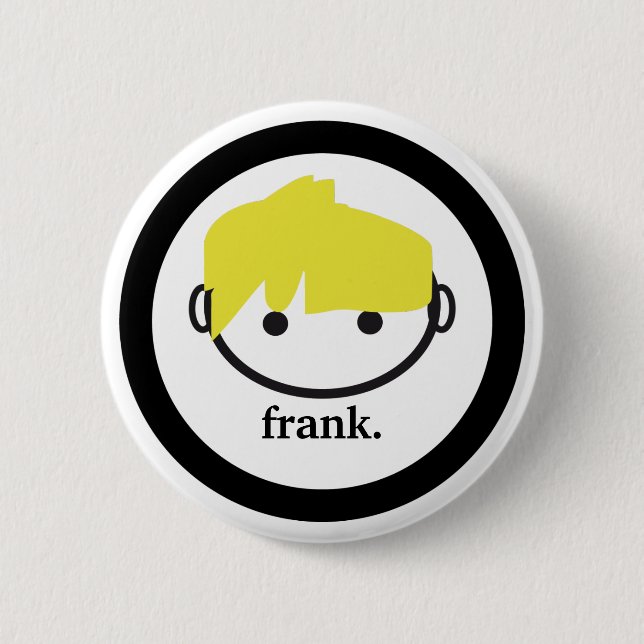 Badge Rond 5 Cm contreseing. goupille (blonde) (Devant)