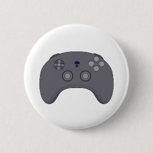 Badge Rond 5 Cm Contrôleur de jeu vidéo