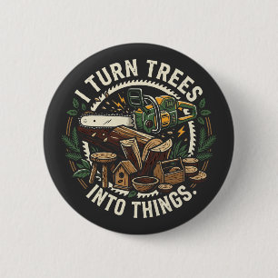 Badge Rond 5 Cm Convertisseur d'arbre en objet professionnel