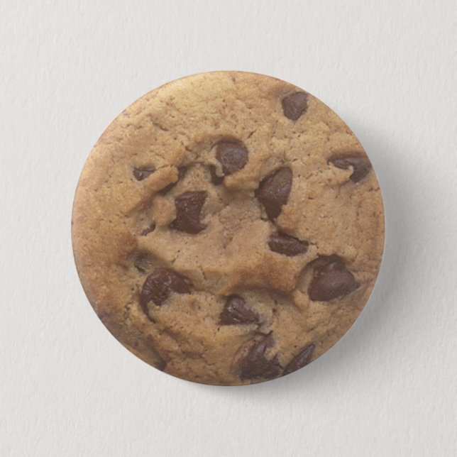 Badge Rond 5 Cm Cookie à chips au chocolat (Devant)