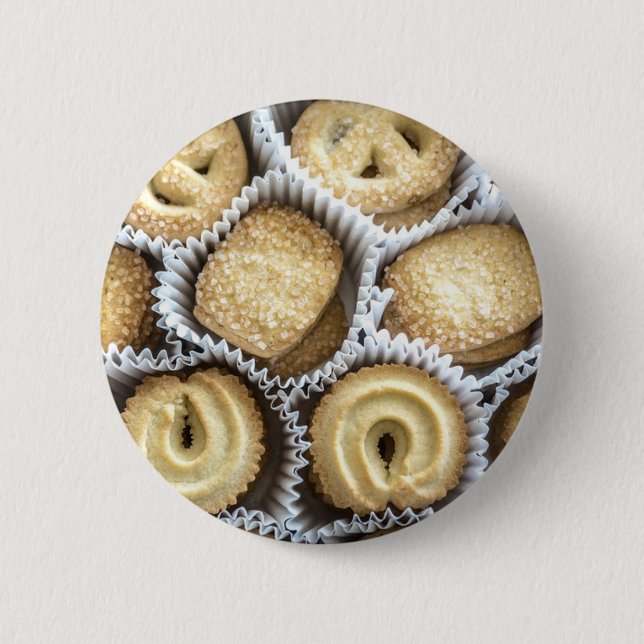 Badge Rond 5 Cm Cookies au beurre danois (Devant)
