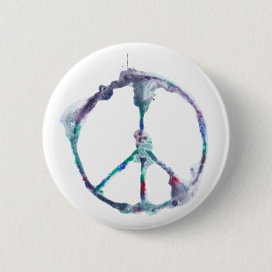 Badge Rond 5 Cm Cool Cravate funky Regarder teint Boutons des sign