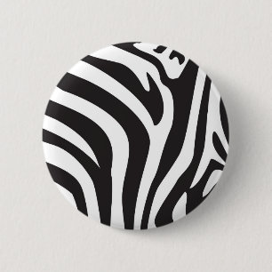 Badge Rond 5 Cm Copie de zèbre