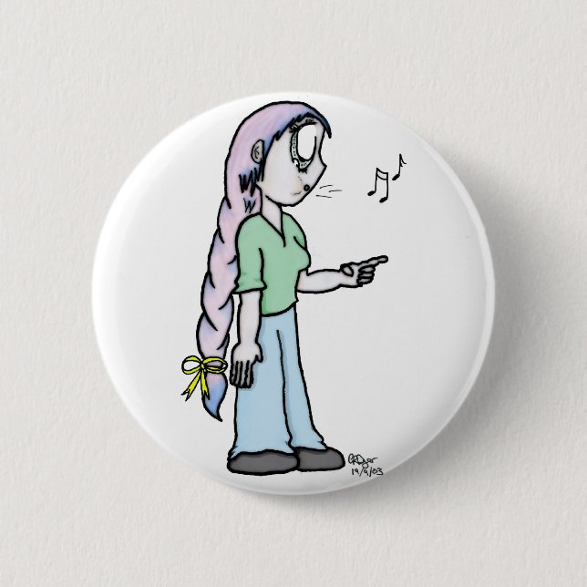 Badge Rond 5 Cm Copie d'Elain (Devant)