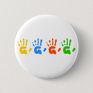 Badge Rond 5 Cm Copies de main