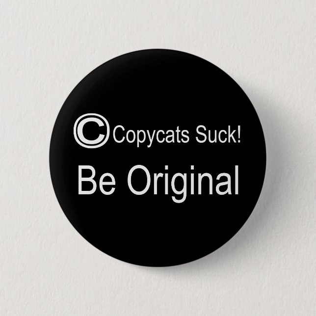 Badge Rond 5 Cm Copycat (Devant)
