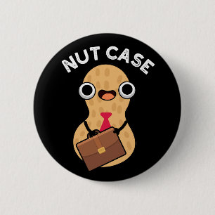 Badge Rond 5 Cm Coque Nut Funny Arachide Puns Dark BG