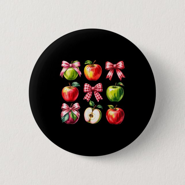 Badge Rond 5 Cm Coquette Cking Crew Cking Season Bows  (Devant)