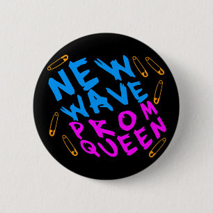 Badge Rond 5 Cm Corey Tiger Reine de la Promo Nouvelle Vague Année