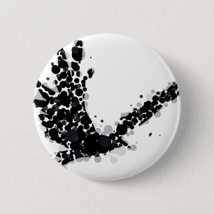 Badge Rond 5 Cm corneille