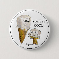 Cornets de crème glacée mignons de bande dessinée