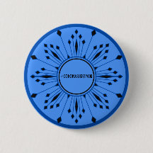 #coronasurvivor - Insigne de position (bleu)