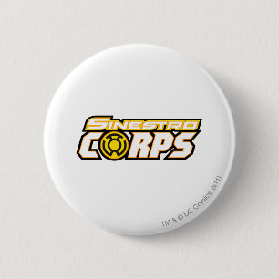 Badge Rond 5 Cm Corps de Sinestro