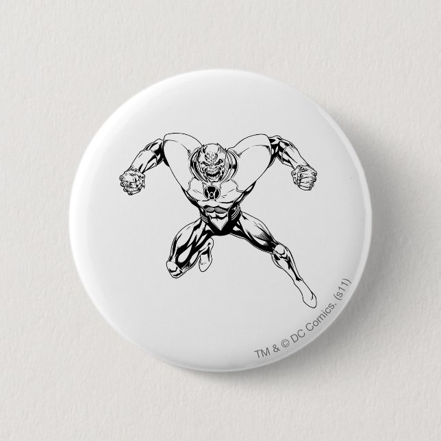 Badge Rond 5 Cm Corps rouges de lanterne - saut 3 de rage (Devant)