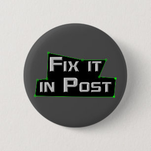 Badge Rond 5 Cm Correction dans le bouton Post VFX