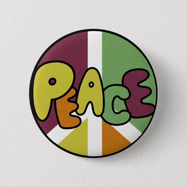 Badge Rond 5 Cm Correction de paix (Devant)