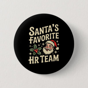 Badge Rond 5 Cm Correspondance des ressources humaines vintage Hr