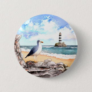 Badge Rond 5 Cm Costa sur