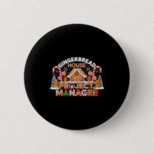Badge Rond 5 Cm Costume de bonhomme en pain d'épice, Projet de mai