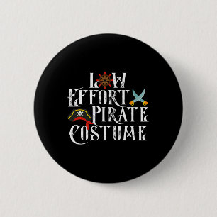 Badge Rond 5 Cm Costume d'Halloween à faible effort Pirate