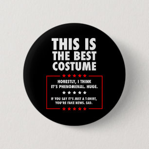 Badge Rond 5 Cm Costume d'Halloween Trump