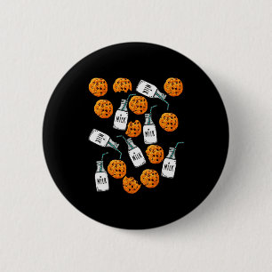 Badge Rond 5 Cm Costume drôle de biscuits aux pépites de chocolat