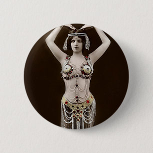 Badge Rond 5 Cm Costume égyptien bien juste
