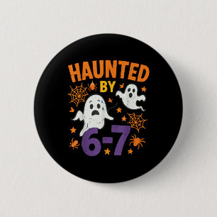 Badge Rond 5 Cm Costume Halloween Prof de Maths Fantôme 67 Hanté M