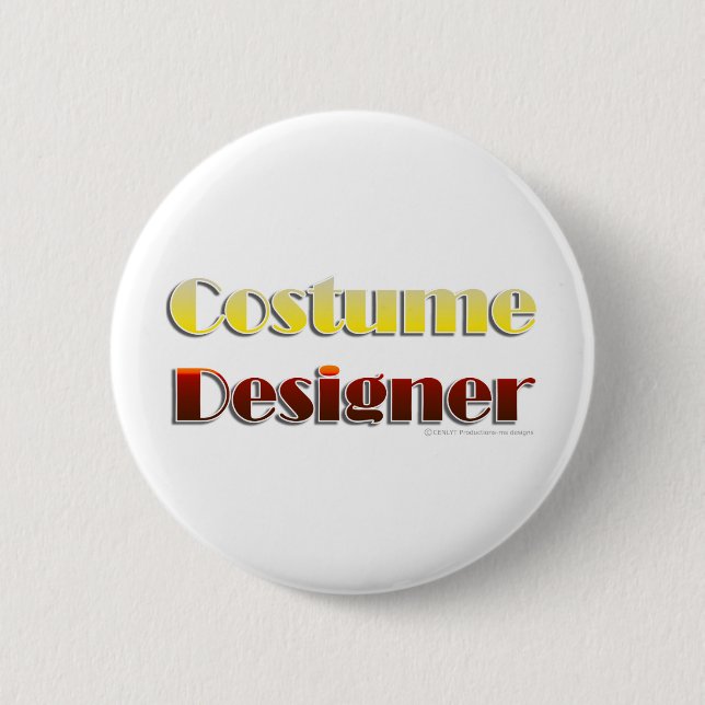 Badge Rond 5 Cm Costumier (texte seulement) (Devant)