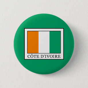 Badge Rond 5 Cm Côte d'Ivoire