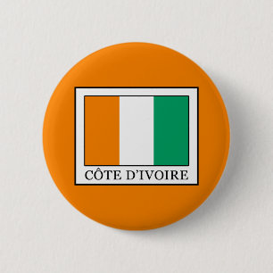 Badge Rond 5 Cm Côte d'Ivoire