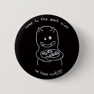 Badge Rond 5 Cm côté en noir