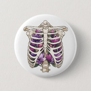 Badge Rond 5 Cm Côtes Florales