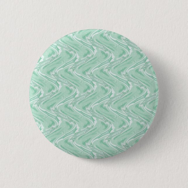 Badge Rond 5 Cm Coton Candy Vert Abstrait (Devant)