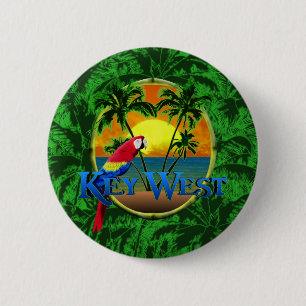 Badge Rond 5 Cm Coucher du soleil de Key West